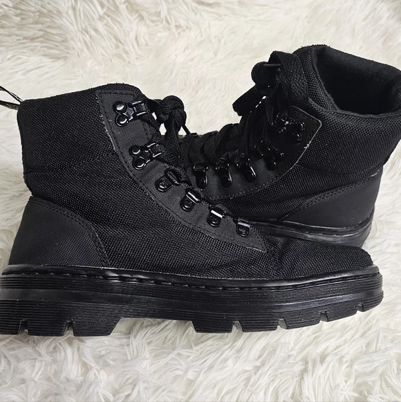 Dr Martens Black Womens Combs Boot Black AW004 6V 04 W - Picture 10 of 12